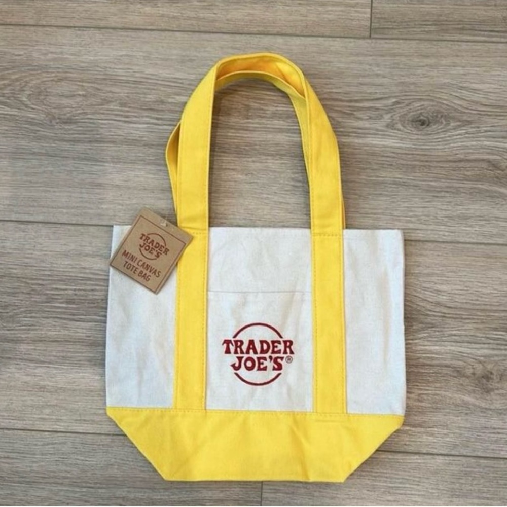 Trader Joe’s Mini Tote Bag - Yellow - TRADE ONLY!!